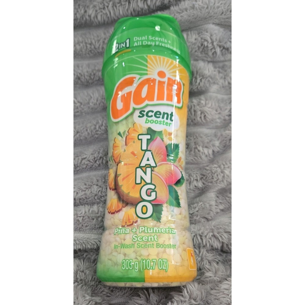 Gain Tango Scent Booster Pina Plumeria In-Wash Laundry Beads 10.7 oz 303g 2in1
